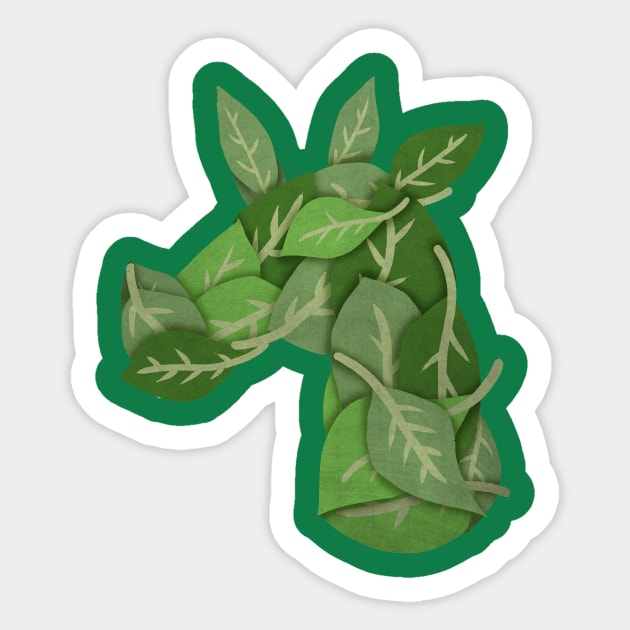 Leaf Unicorn Sticker by Thatssounicorny